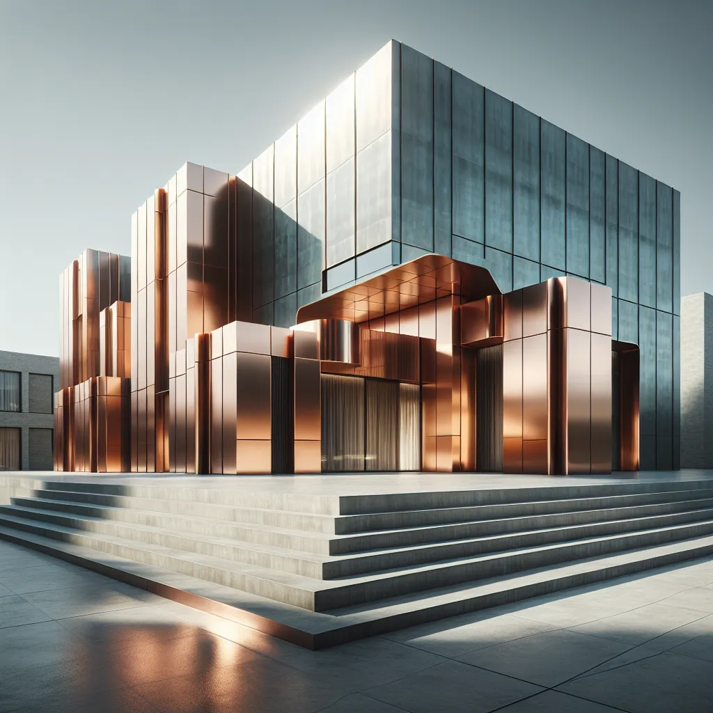 Blacha miedziana jako materiał w nowoczesnym budownictwie