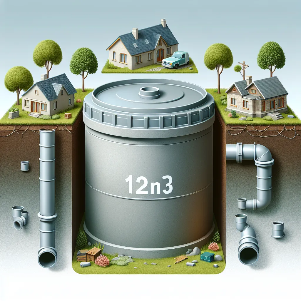 Szamba betonowe 12m3 – niezawodne rozwiązanie dla Twojej nieruchomości